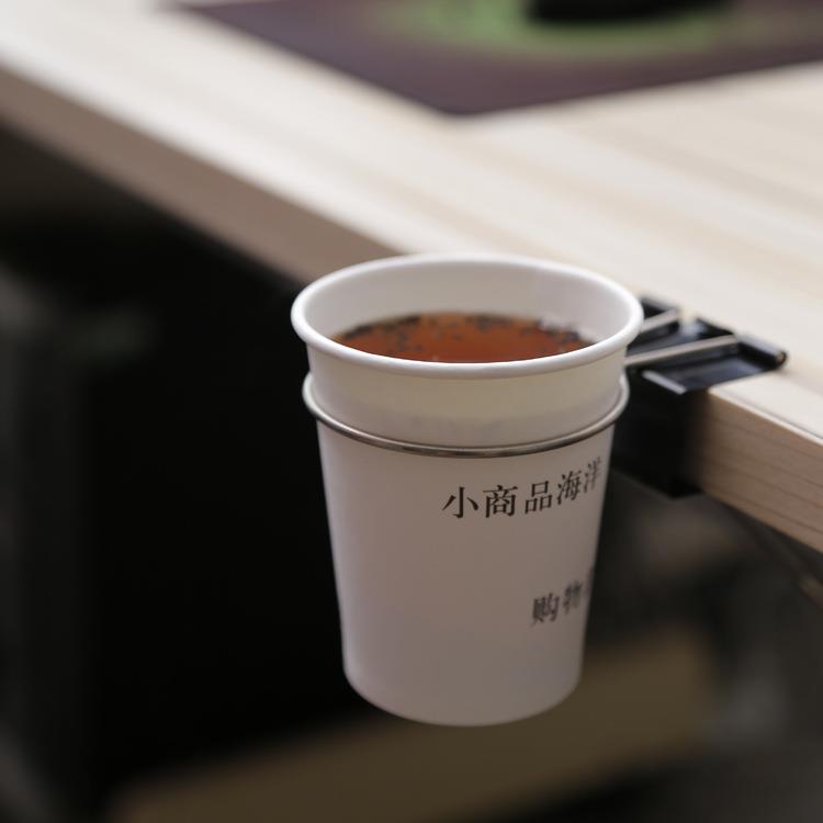 物叠生 新款 创意长尾夹杯夹 桌面杯夹/杯托 桌面笔筒收纳架