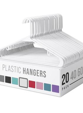 Plastic Adult Clothes Coat Hangers Drying Rack Hanger Holder