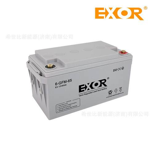 EXOR埃索蓄电池6-FM-7铅酸免维护12V7AH 电梯应急照明UPS电源用