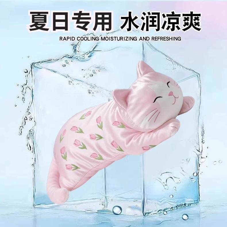 冰丝天凉感公仔抱枕女玩孩抱睡娃玩娃偶男孩具女生床0258Iy4I上睡