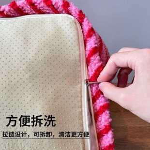 通用可拆洗可爱狗窝 宠物沙发猫咪窝条纹多巴胺宠物窝保暖猫床四季