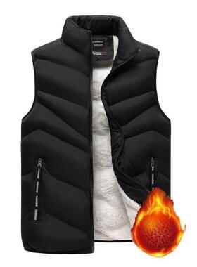 B 26964 Men's Stand Collar Vest 立领保暖马甲