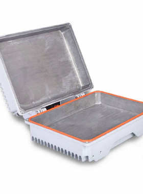 RU302108铝合金散热防水壳体压铸通讯机箱外壳CNC户外无线直放站