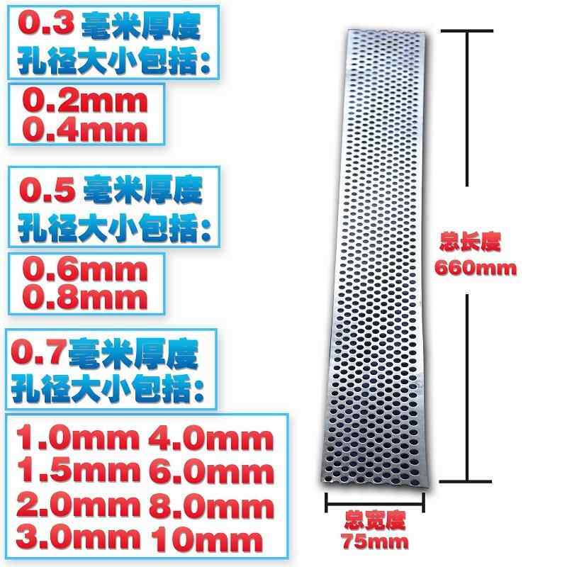 19 粉碎机家用磨粉机干磨筛网片子 打粉机超细研磨机家用配件罗底