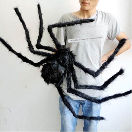 30cm 50cm 75cm Large Size Plush Spider made of wire