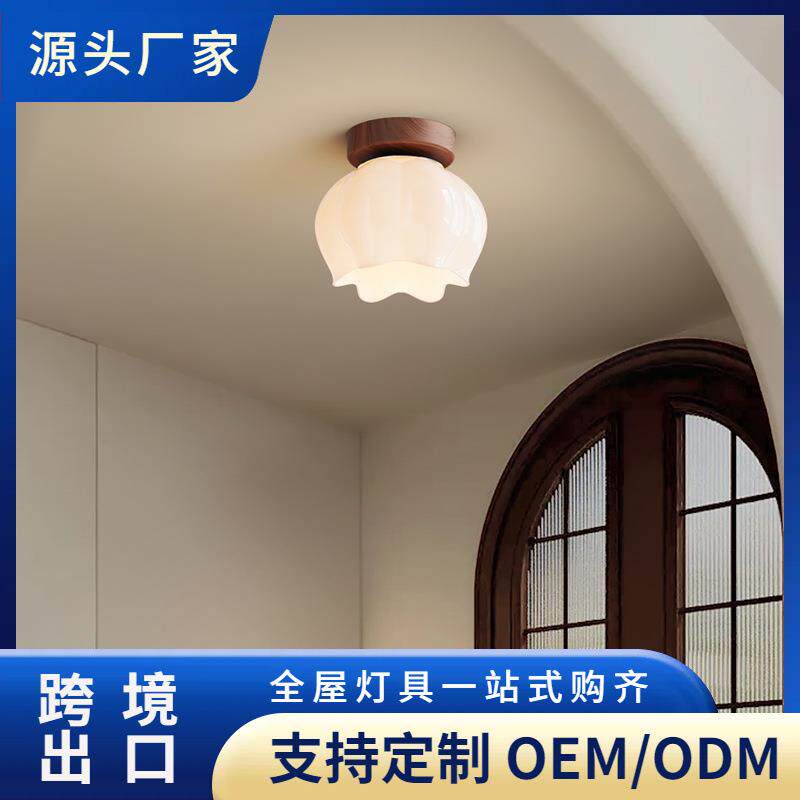 花苞过道灯吸顶灯单头长条形玄关走廊灯入户门厅衣帽间阳台灯