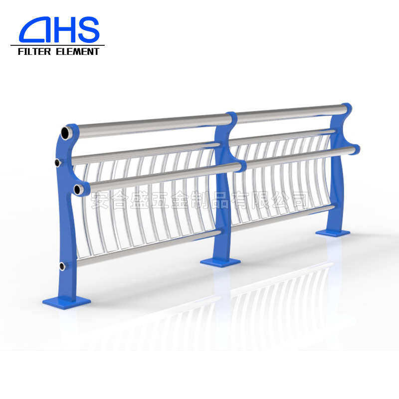 不锈钢复合管护栏景区景观铝合金防护栏杆河道不锈钢防护栏栏杆