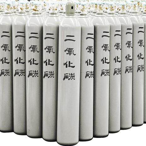 供应山东永安高压无缝气瓶国标工业二保焊40L升co2二氧化碳钢瓶