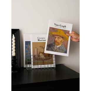 北欧风杂志摆件民宿装饰书画册ins拍照道具英文书直播间场景布置