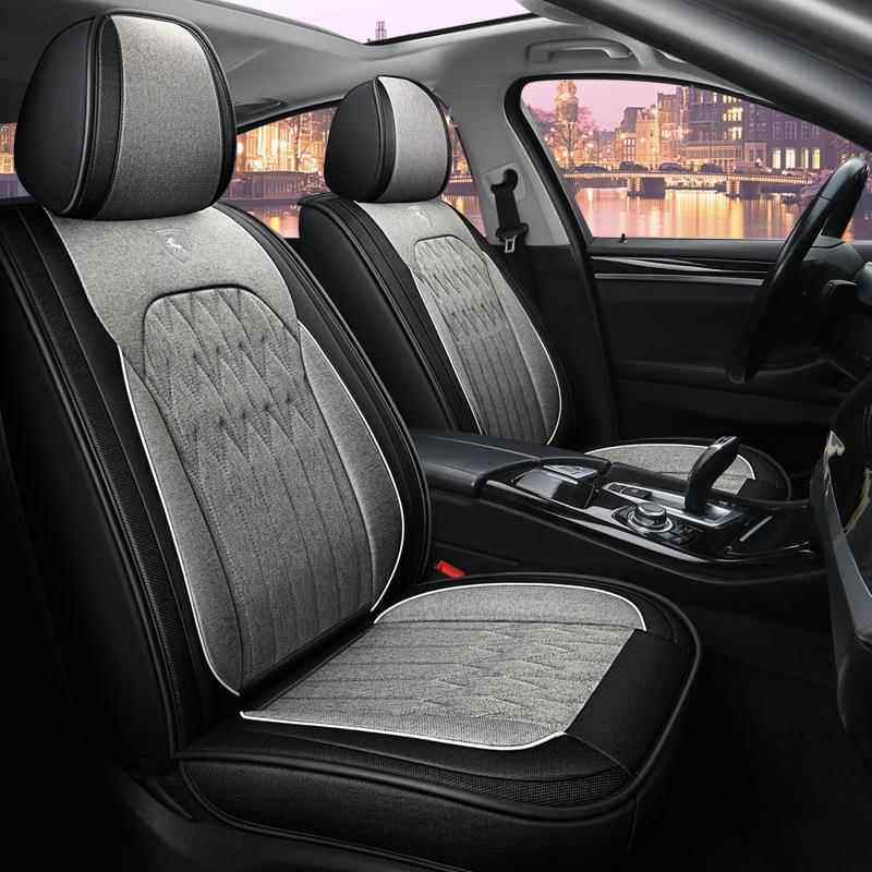 欧玛奴21年新款全包卡通亚麻四季通用汽车坐垫