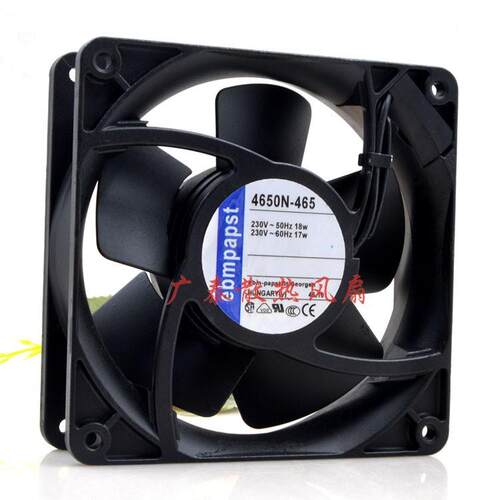 4650N-465 ebmpapst 4656N 12038 4寸AC220V耐高温散热风扇12cm