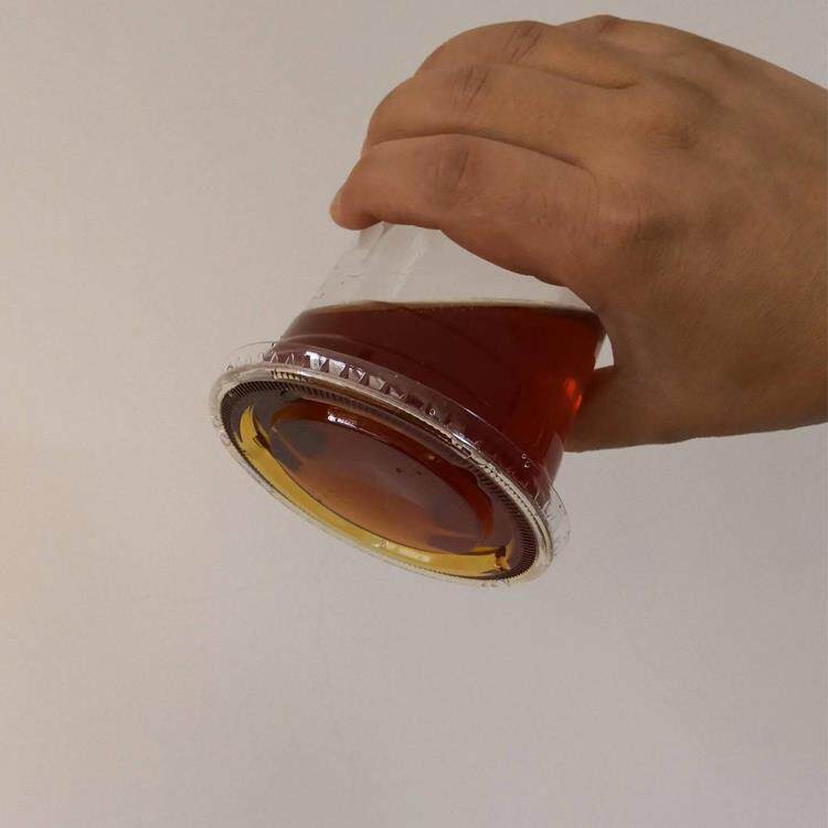 星冰乐瑞加厚500ml一次性杯子高透pet冰咖啡塑料杯外卖防漏