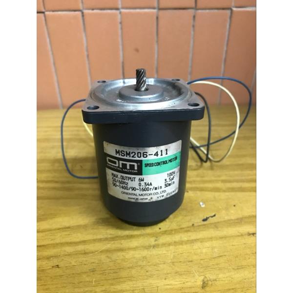日本东方电机MSM206-411减速电机 可配2GN减速器 OM 拆机 现货议