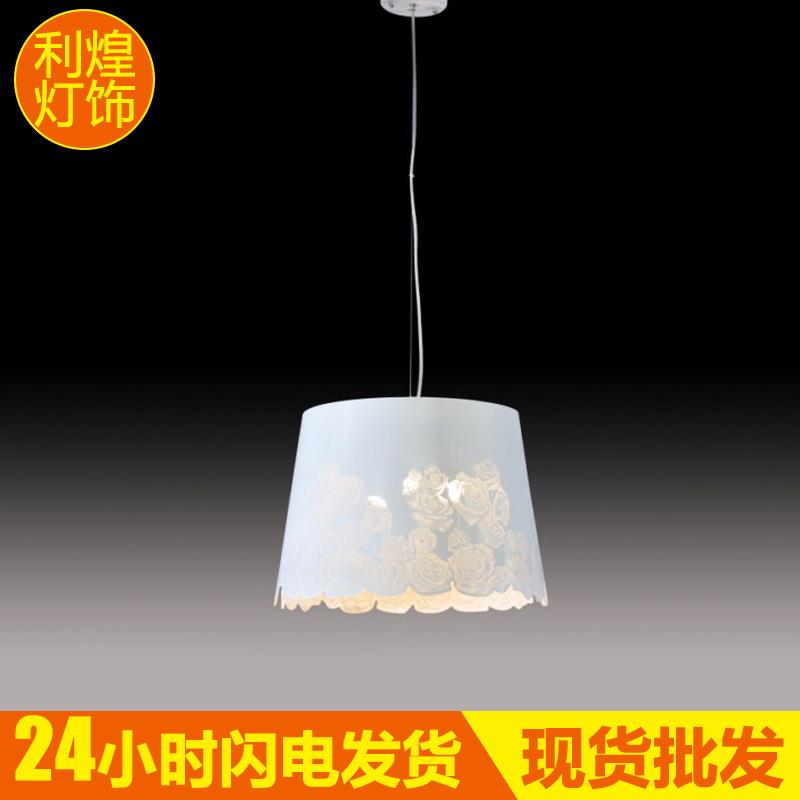 厂家直销现代田园玫瑰花吊灯 餐厅酒吧 书房卧室吊灯