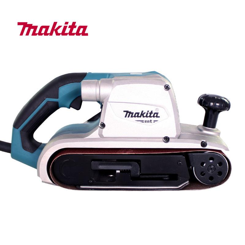 牧田makita电动工具M9400B砂带机砂光机大功率砂带机木材打磨专用