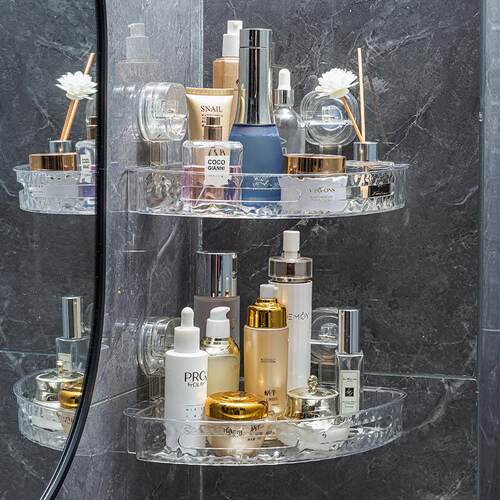 Suction Cup Shelf for Bathroom, Wall-Mounted Washbasin, Sink
