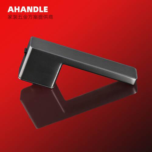 AHANDLE极简生态门锁室内隐形门型材门卧室木门房门把手柄磁吸锁