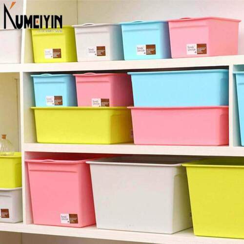 塑料收纳箱 Plastic storage box sorting box Stash bin
