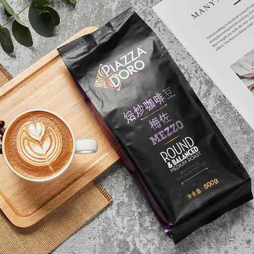 Piazza Doro Mezzo比多罗梅佐意式拼配中深度烘焙咖啡豆新鲜500g