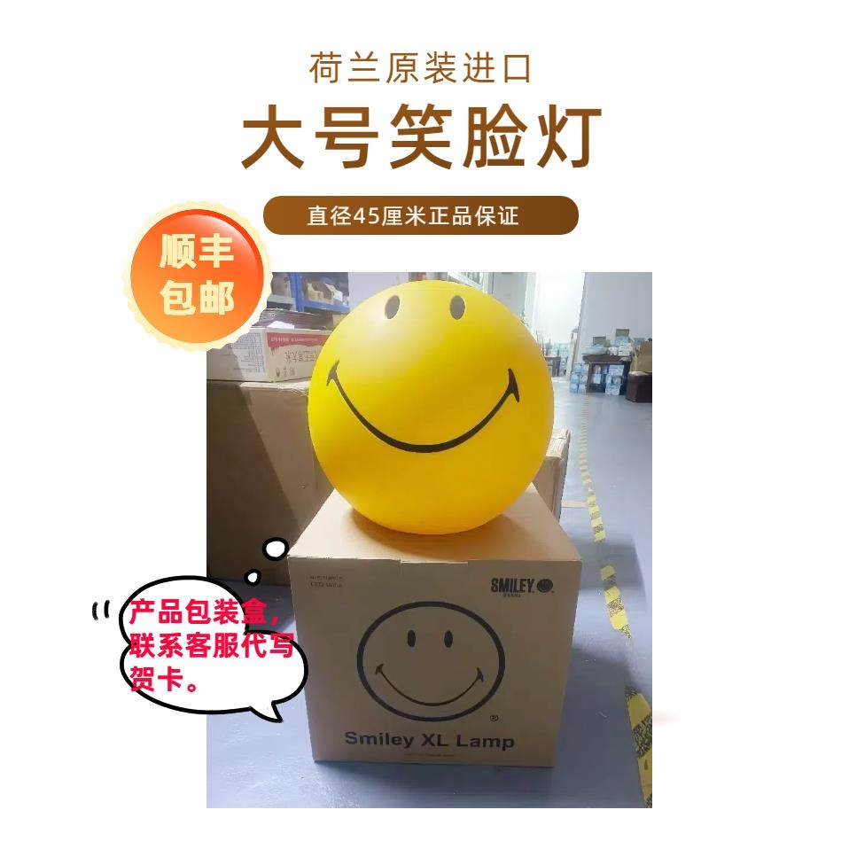 正品荷rMr Maia兰 大号笑脸灯Smiley乐观积极生鼓励落地陪伴灯礼
