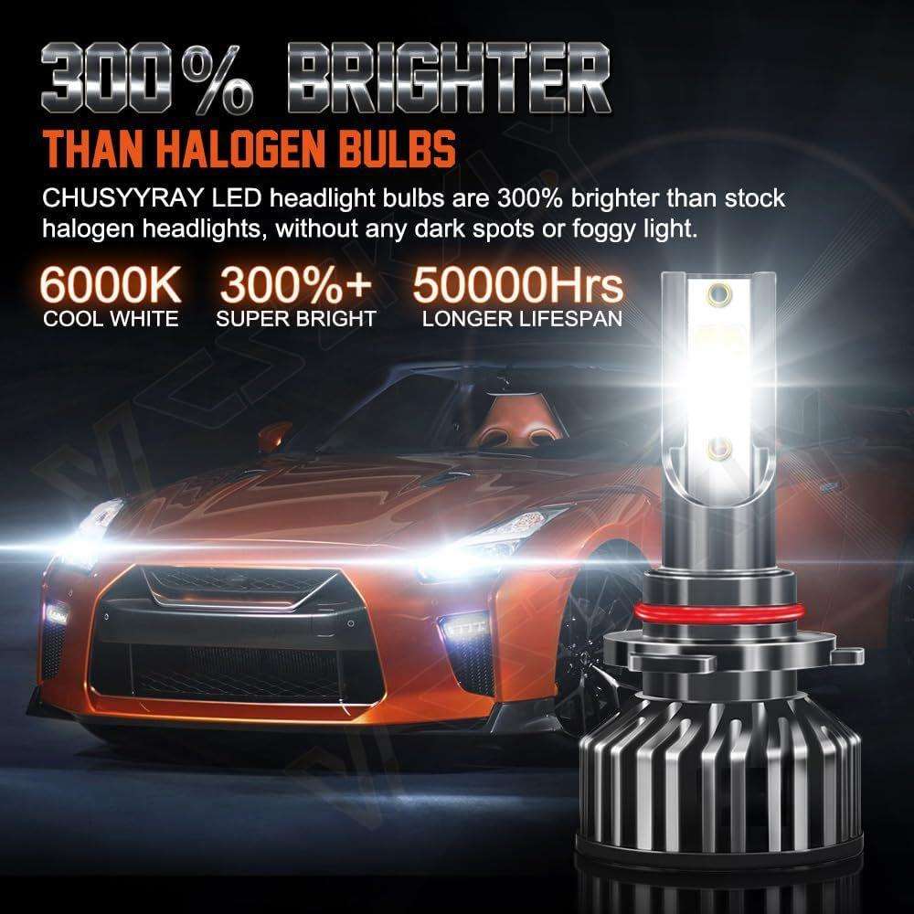 跨境汽车LED大灯雾灯 9005 9006 H11 5202LED行灯雾灯大灯组合