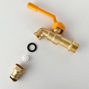 跨境 户外自来水全铜水龙头防冻4分水嘴花园庭院室外浇花龙头