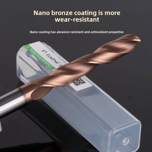 55度加长钨钢钻头、硬质合金整体钻头、直柄麻花钻10.8-18.5mm*10