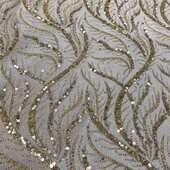 圣诞面料金色密丝绒亮片印花撒金粉缎带织带工艺包装 礼品盒布料