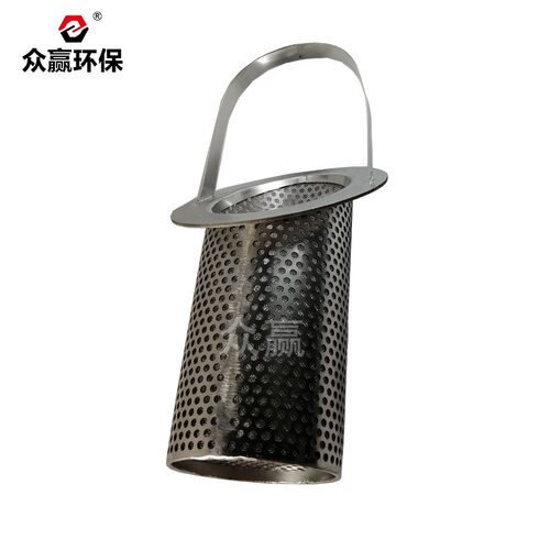 众H676赢不锈滤毛发收集器滤管道过篮滤芯器滤钢芯