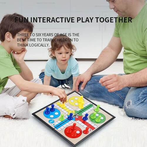 PANDODO Ludo Set Parent-Child Board Game for Kid’s Edu