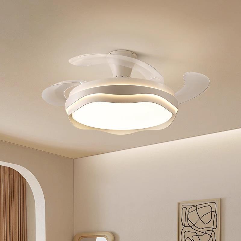 隐形风扇灯光谱现护眼大风简力静音代约大无品牌/厅卧室房间餐厅