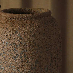 陶瓷落地花瓶干花颜色釉窑变花瓶现代欧式客厅陶罐陶缸摆件大花瓶