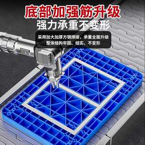 YIGE小推车拉货折叠手推车万向轮快递超市静音便携尼龙搬运平板车