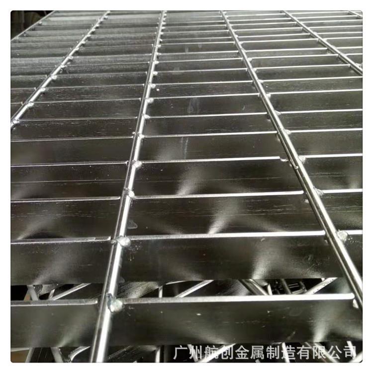 厂家直供钢格栅防滑楼梯踏步板焊接水沟盖板接插式钢格栅板