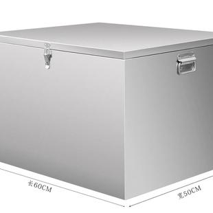 锈钢工具箱物箱纳965收不箱票据箱正方形铁箱小箱子储防盗