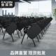 培训椅带加大桌板写字板会议室折叠办公椅靠背学生培训课桌椅一体