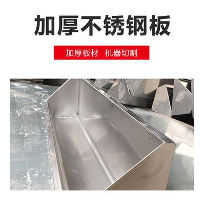 猪食槽自TDE不锈钢保育肥槽由采食槽猪用料通槽自动料下槽仔猪喂