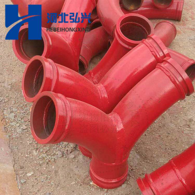 DN125A*R500*90Y型三通弯管 5个厚 6个厚地泵三通