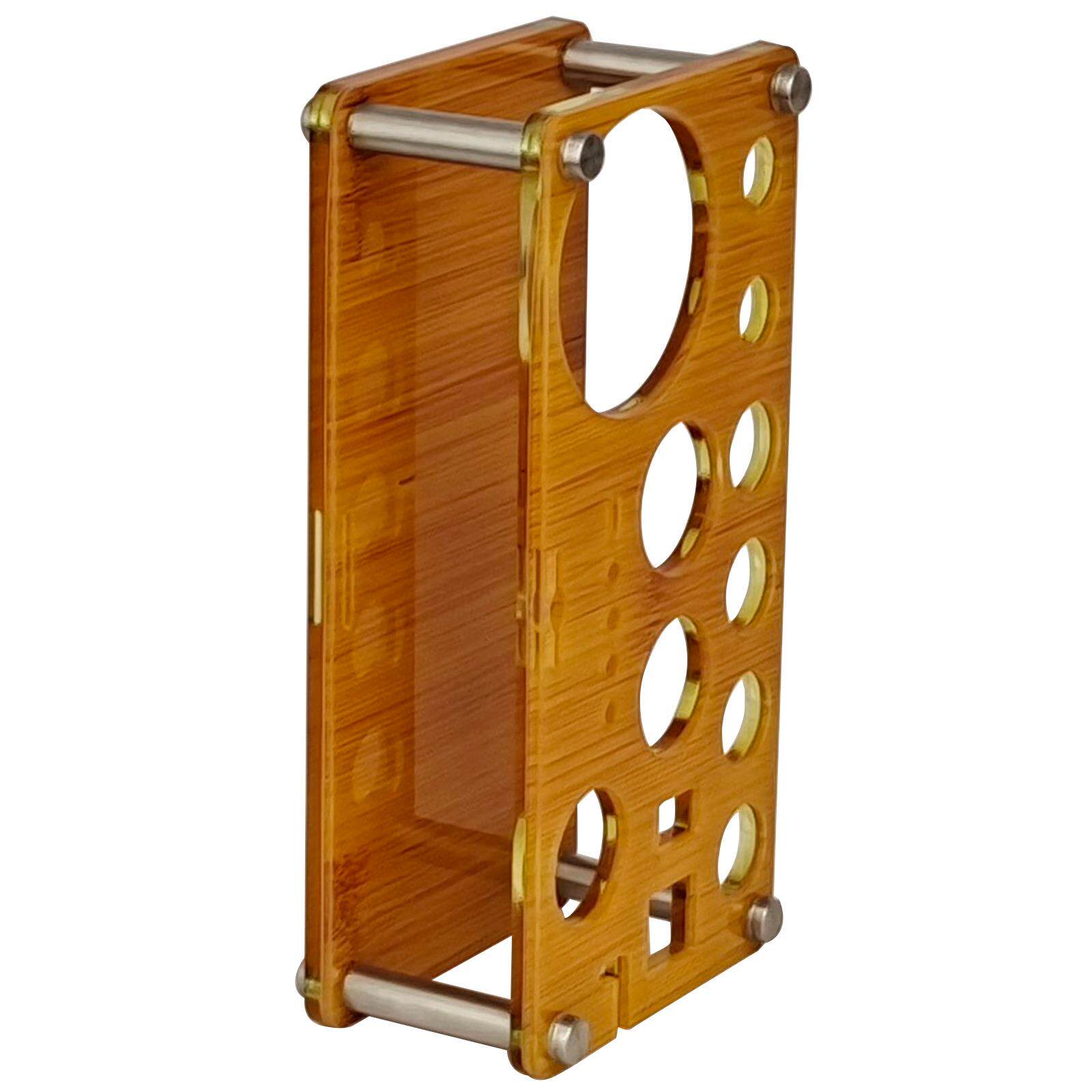 跨境新款仿竹架亚克力套装 鸡尾酒酒塞吸管调酒器酒吧工具20件套