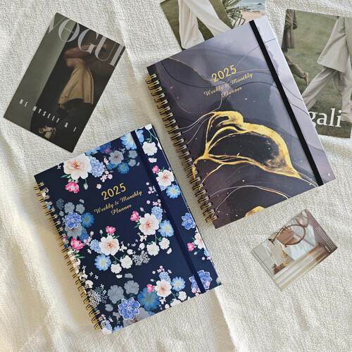 English 2026 Schedule Planner Notepad 12 Months Wear-resista