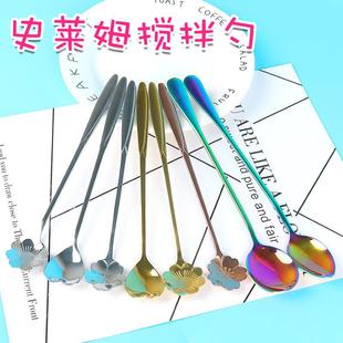 搅拌棒 史莱姆网红樱花勺搅拌勺可爱少女心工具做史莱姆起泡胶用