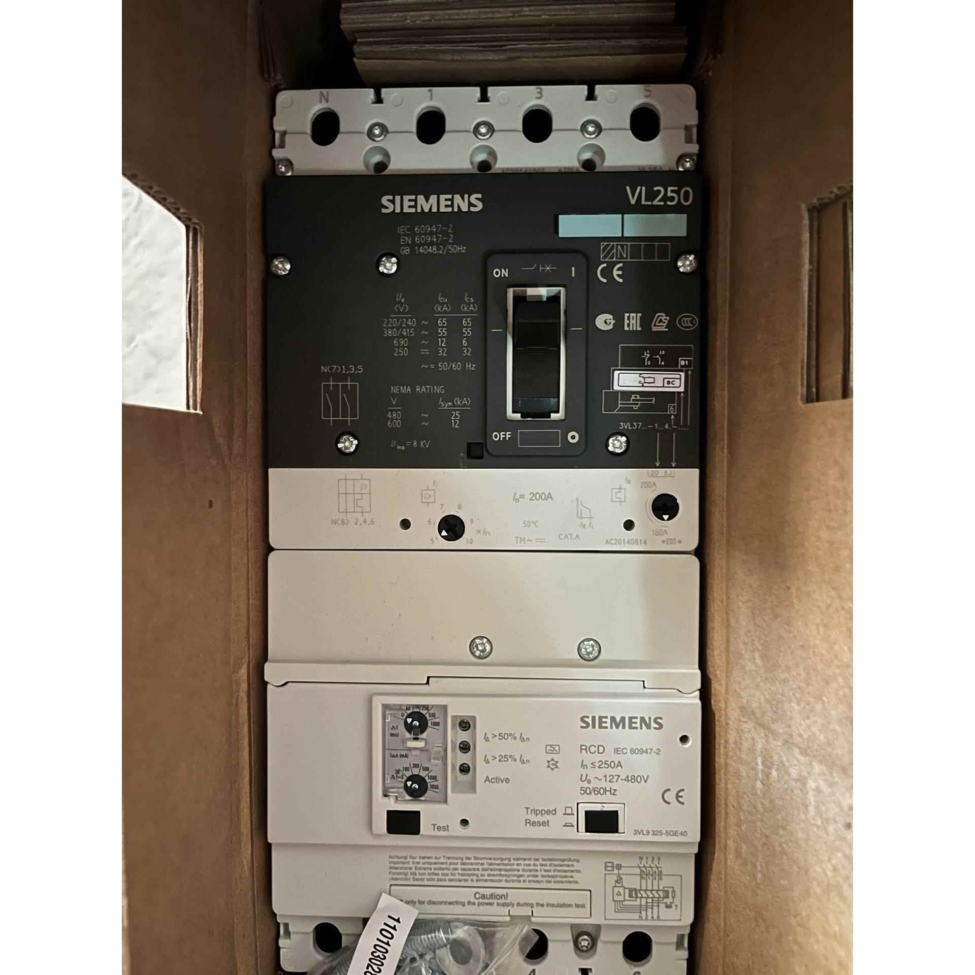 议价西门子断路器3VL3720