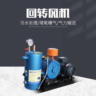 回转鼓风机 厂家直供回转风机 污水处理风机设备低噪音小型