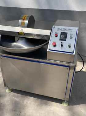 高速斩机 用肉类豆鱼腐拌鱼糜斩碎机器千叶豆腐商YQO变频调速斩拌