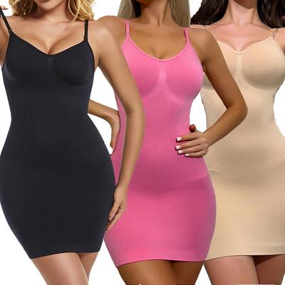 Women Dress Slips Under Dresses Tummy Control Shapewear Cami