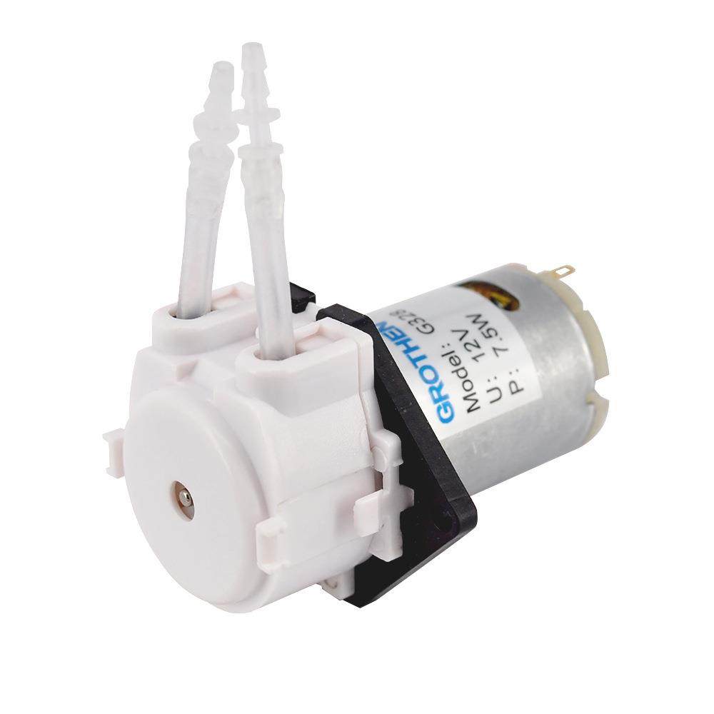 蠕动泵微型滴定泵实验室水族12V/24V恒流泵自吸泵齿轮泵