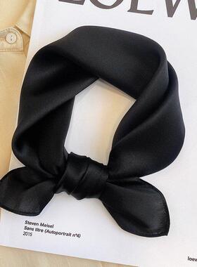 甲状腺术后遮挡项炼遮颈纹饰品小丝巾颈部气质护颈遮疤痕脖子饰品