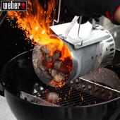 We17651ber威焙进口碳炉木烤炭烧家用速燃木低烟易燃户外有机烧烤