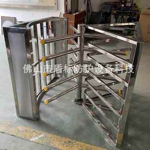 手动半高单项转门 半高导向人行通道匝门 旅客人员出站转闸门