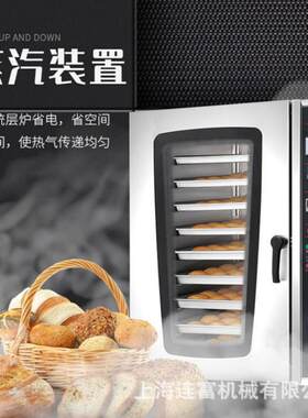 蒸汽喷雾环WFC-5D烤烤炉 商用循燃气加热对流式 蛋挞面披包蛋糕萨